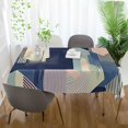 thumbnail image 3 of Yayeee Tablecloths 54" x 54" Rectangle Wrinkle Resistant Party Table Cover, Pink Stripes, 3 of 8