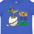 thumbnail image 4 of Inktastic New to the Krewe Mardi Gras Baby Alligator Boys or Girls Toddler T-Shirt, 4 of 5