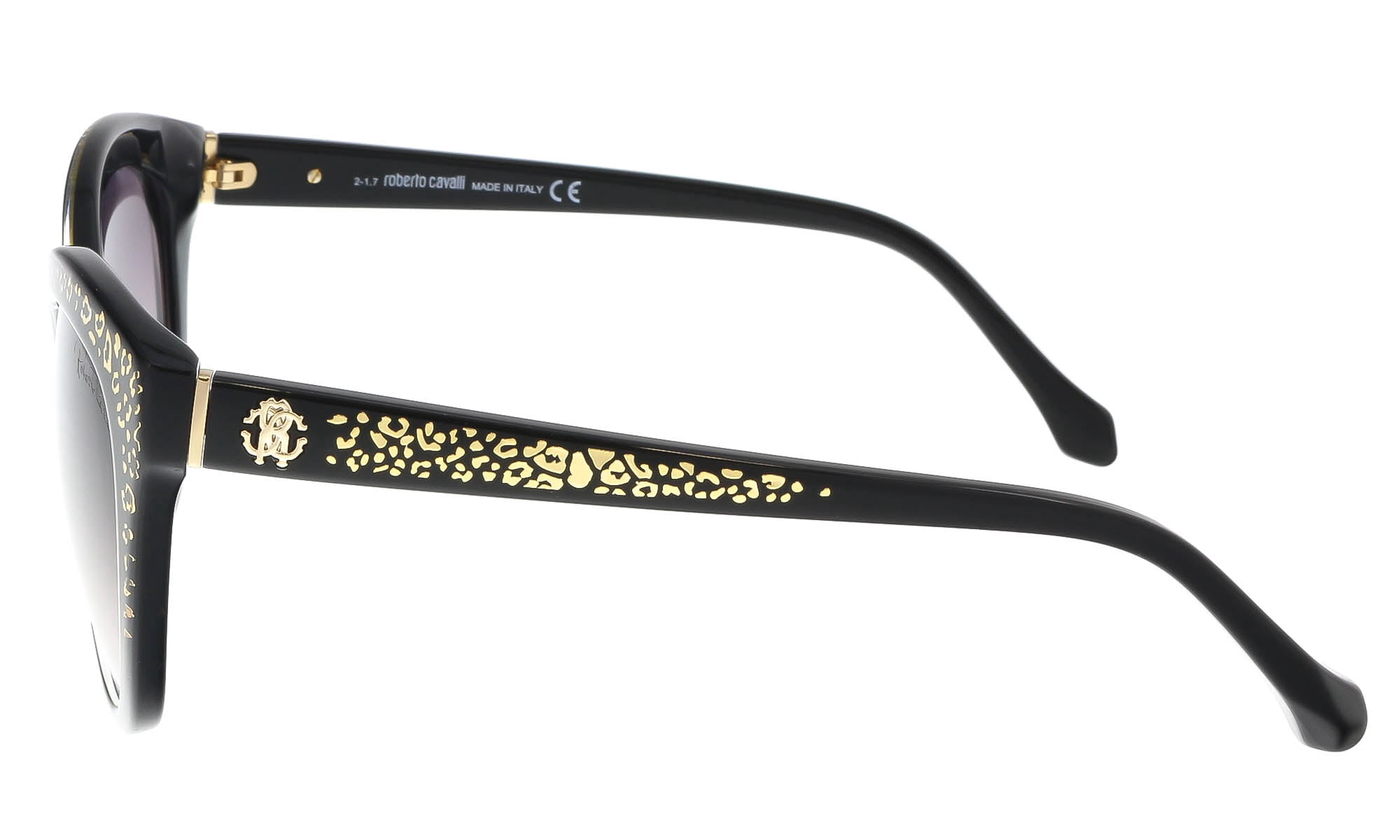 Roberto Cavalli RC992S TSEANG 05B Black Cat Eye Sunglasses  display picture 3