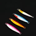 thumbnail image 5 of 3PC Biqianwo Fishing Lures Micro Iron Plate Mini Small Iron Plate White Black ink Red Pink Blue Green Stream Bait, 5 of 8