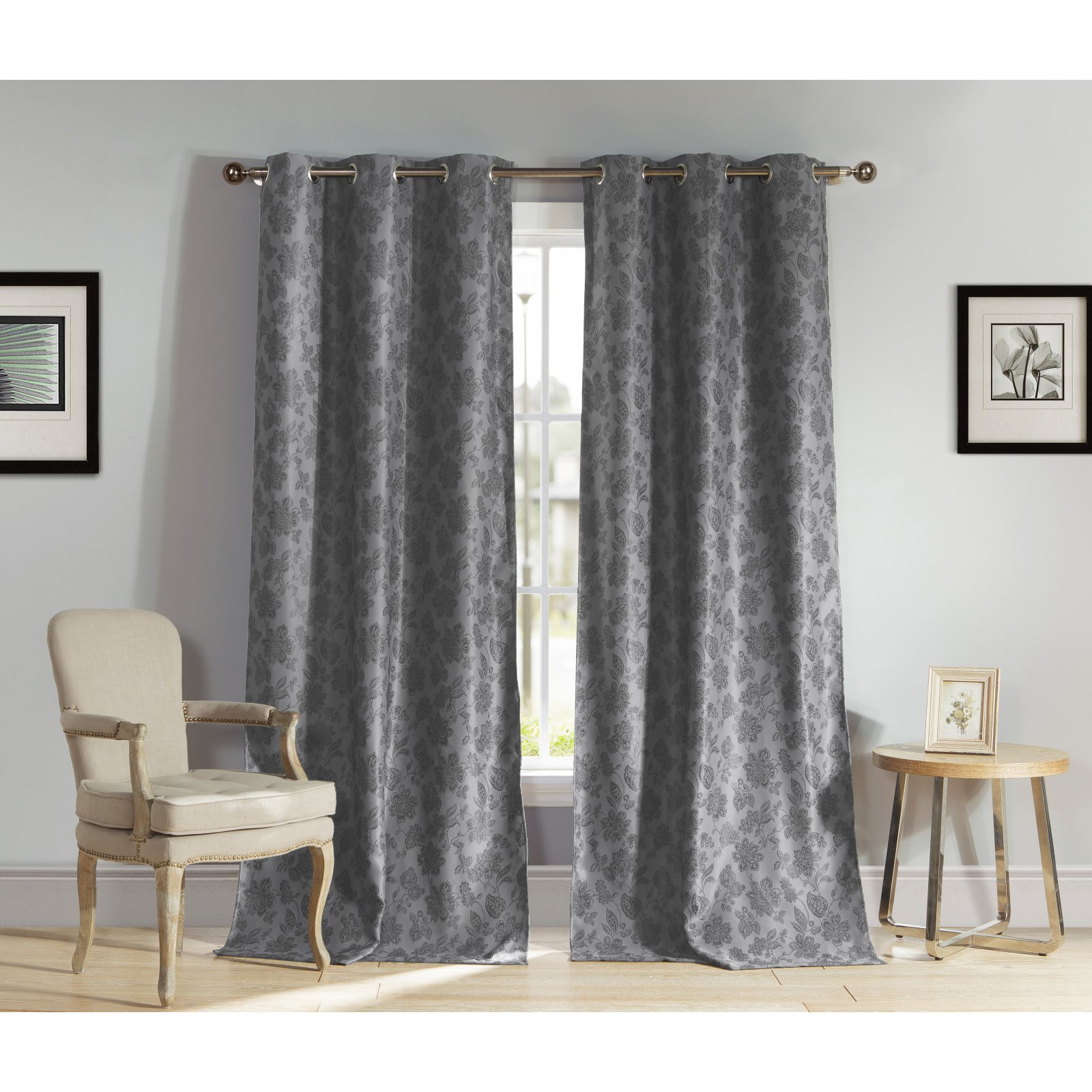 Aeryn Blackout Grommet Window Curtain Set