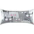 thumbnail image 3 of Coolnut Cat Satin Pillowcases Breathable Pillow Case for Hair and Skin, NO Zipper Pillow Cover with Envelope Closure for Sofa Bed Couch, Queen Size 20 x 30 Inch Home Decor Gifts, 3 of 7