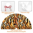 thumbnail image 3 of KLL 48" Christmas Tree Skirt Zebra Xmas Tree Skirts Mat for New Year Xmas Holiday Party Indoor Outdoor Home Decoration, 3 of 5