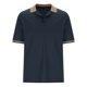 thumbnail image 2 of Mens Manga Corta Botón Abajo Camisas Patchwork Fallow Patrón Cuello Redondo Deportes Top para Diario, 2 of 6