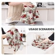 thumbnail image 3 of Sikiie Rose Flowers Waffle Weave Kitchen Dish Cloth,Super Absorbent Kitchen Dish Towels 16*26 Inches for Dish Rags Washing Dishes, Drying Dishes, 3 of 7