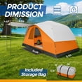 HOTEEL Tents for Camping, 8-10-12 Person Fmaily Camping Tent with ...