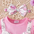 thumbnail image 5 of Newborn Baby Girl Clothes Fall Winter Ruffle Long Sleeve Romper Corduroy Jumpsuit Cute One Piece Outfit With Hairband 0-18 Months Kaprioy Baby Girl Clothes, 5 of 9