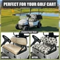 thumbnail image 4 of Pzuqiu Dog Paw Print Golf Cart Seat Covers 2 Piece Easy Installation Lightweight Golf Cart Seat Blanket Soft and Comfortable Machine Washable for Club Car DS Precedent, 4 of 7
