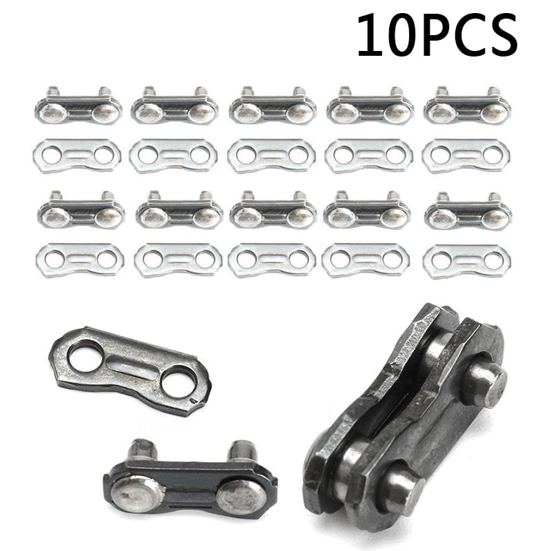 Ochoos 10Pcs/lot Chainsaw Link Stainless Steel Chain Joiner Link for Joinning 325 058 Chains Practical Home Improvement Tool