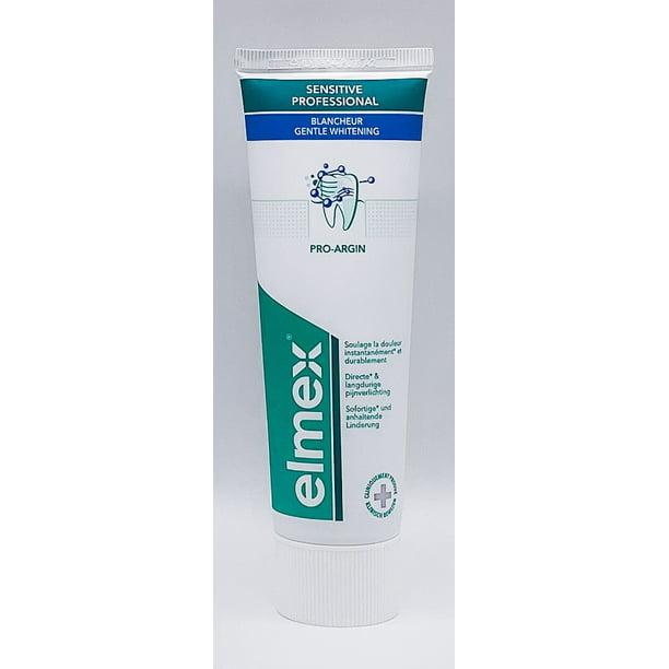 Elmex Toothpaste SENSITIVE Professional WHITENING 2x75ml TUBES) - Walmart.com