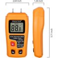 thumbnail image 2 of Medidor de humedad de madera Rzmt-10 Lcd Medidor de humedad digital Instrumento de prueba de humedad de madera Herramienta detectora Medir el contenido de humedad para papel de pared C, 2 of 5