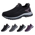 thumbnail image 2 of NOKIO Men's Sneakers Comfortable Wide Width Sock Shoes Non-S𝗅ip Mesh Casual Running Shoes Breathable Soft Knit Sneakers for Daily Walking, Tennis Sport, 2 of 6