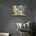 thumbnail image 2 of Farmhouse Wall Art Rustic Bathroom Decor Country Flower Hummingbird Pictures For Wall Today I Choose Joy Canvas Print Artwork For Bathroom Living Room Bedroom Framed 16"x12", 2 of 6