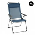 thumbnail image 3 of Lafuma Alu Cham XL Folding Camping Patio Mesh Sling Chair, Ocean Blue (Pair), 3 of 3