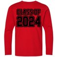 thumbnail image 3 of Inktastic Class of 2024 Long Sleeve Youth T-Shirt, 3 of 5