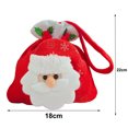 thumbnail image 5 of Bolsas de regalo de Navidad para muñecas, bolsas de Nochebuena con forma de manzana, bolsas de regalo de alce, oso, Papá Noel, muñeco de nieve, regalos para fiestas de Navidad, envoltorios festivos, 5 of 5