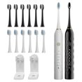 thumbnail image 1 of Cepillo de dientes eléctrico MAXWISDOM, paquete de 2 para adultos con 10 cabezales, 1 of 9