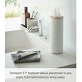 thumbnail image 4 of Yamazaki Home Round Tissue Case, Ash, Steel + Wood, Large, Lid, Airtight, No Assembly, 4 of 7