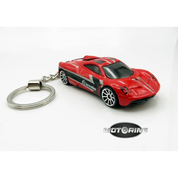 Pagani Huayra Red Car Rare Novelty Keychain 1:64 Diecast