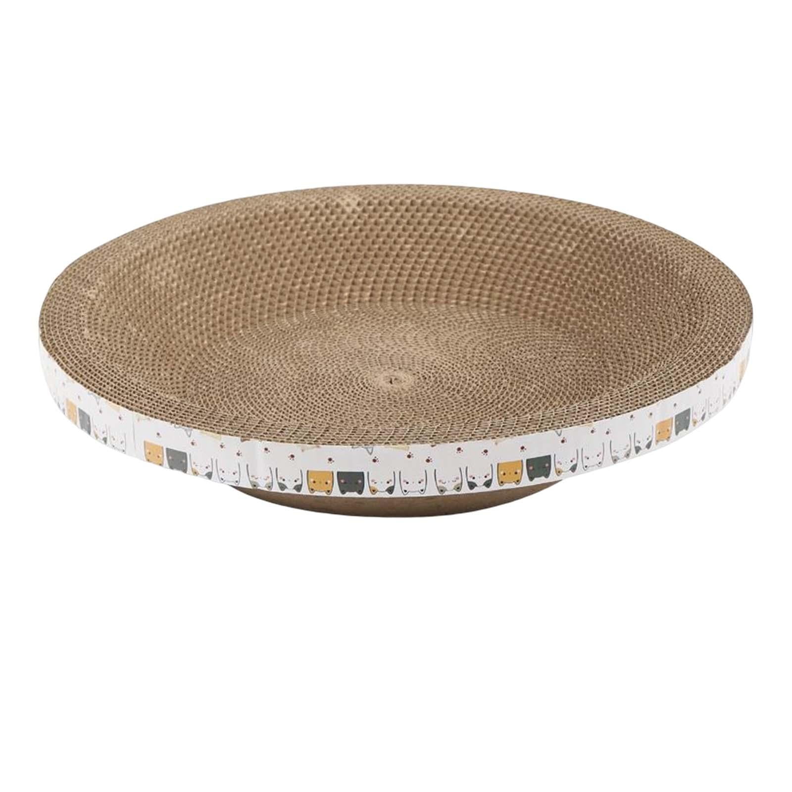 Cat Scratcher Mat Rug Scratch Pad Grinding Claw Toys Plate Furniture Protector Thicken Multifunction Chair for Carpets Sofas Indoor Cats , 40cmx40cmx9cm