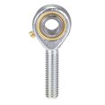 thumbnail image 1 of Unique Bargains POS8 Roulement d'Extrémité de Tige Sphérique Alésage 8 mm Roulement d'Articulation Auto-Lubrifié M8x1.25 Filetage Mâle Main Droite, 1 of 6