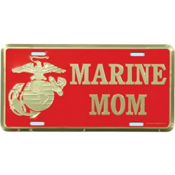 U.S. Marine Mom Plaque d'Immatriculation