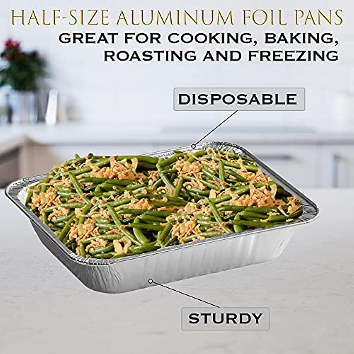 9x13 Inches Rectangular Aluminum Foil Pans, Disposable Baking Pans, Square Aluminum  Baking Pan, Foil Pans Are Great For Cooking, Heating, Storing, Preparing  Food
