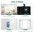 thumbnail image 3 of High Capacity Ozone Generator for Home & Industrial Use - 45,000mg/h Air Purifier, Effective Odor Eliminator for Up to 2,500 sq. ft. Spaces - Ideal for Cars, Pets, Kitchens & More - Model HS-A01A, 3 of 7