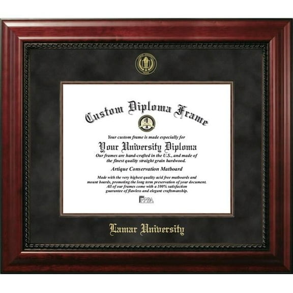 Campus Images TX994EXM-1411 14 x 11 in. Lamar University Executive Diploma Frame