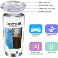thumbnail image 5 of Doctor Gifts for Women, Men Tumbler, Doctor Nutrition Facts, Phd Doctor Graducation Appreciation Gifts, New Doctor Thanksgiving Christmas Gifts, Travel Coffee Mug 20oz, 5 of 6