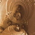 thumbnail image 1 of Ahgly Tapis d'Intérieur Lavable en Machine Carré Transitionnel Rouge Brun, 6 Pieds Carré, 1 of 7