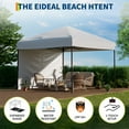 thumbnail image 5 of 10x10 Pop Up Canopy Tent Outdoor Canopy with Removable Sidewalls Heavy Duty Commercial Instant Tent Shelter (White, 1-Sidewall), 5 of 7