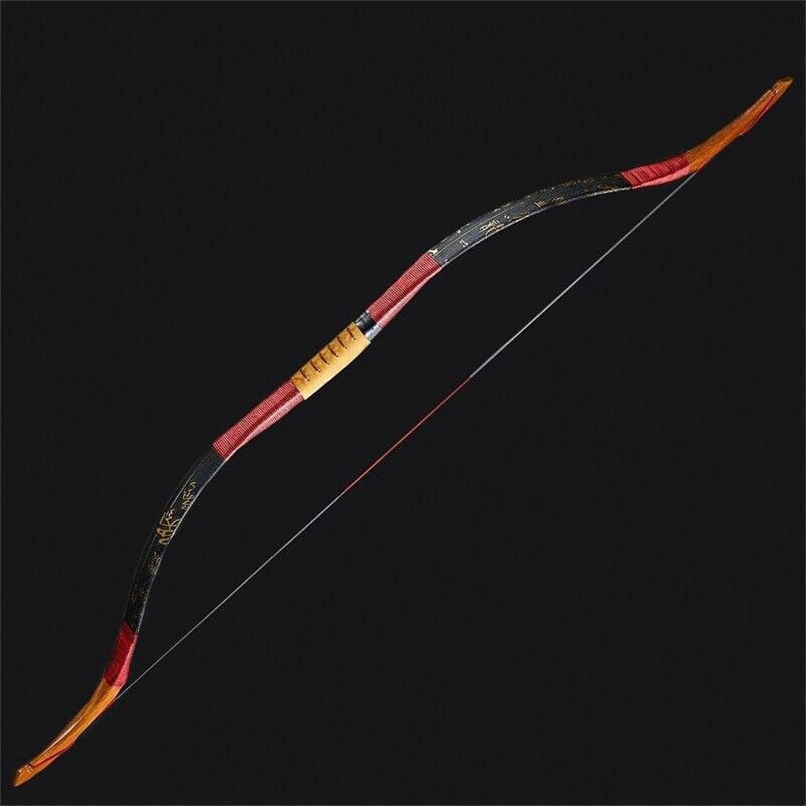 AMEYXGS Traditional Archery Recurve Bow Longbow Horsebow & Arm guard & Carbon Arrows