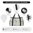 thumbnail image 4 of Disketp Wisteria Flower Bolsa de Viaje Tipo Duffle, Bolso de Mano para Fin de Semana para Mujer, Bolsa de Gimnasio Ligera para Hombre, Esencial para Viajes, 4 of 7