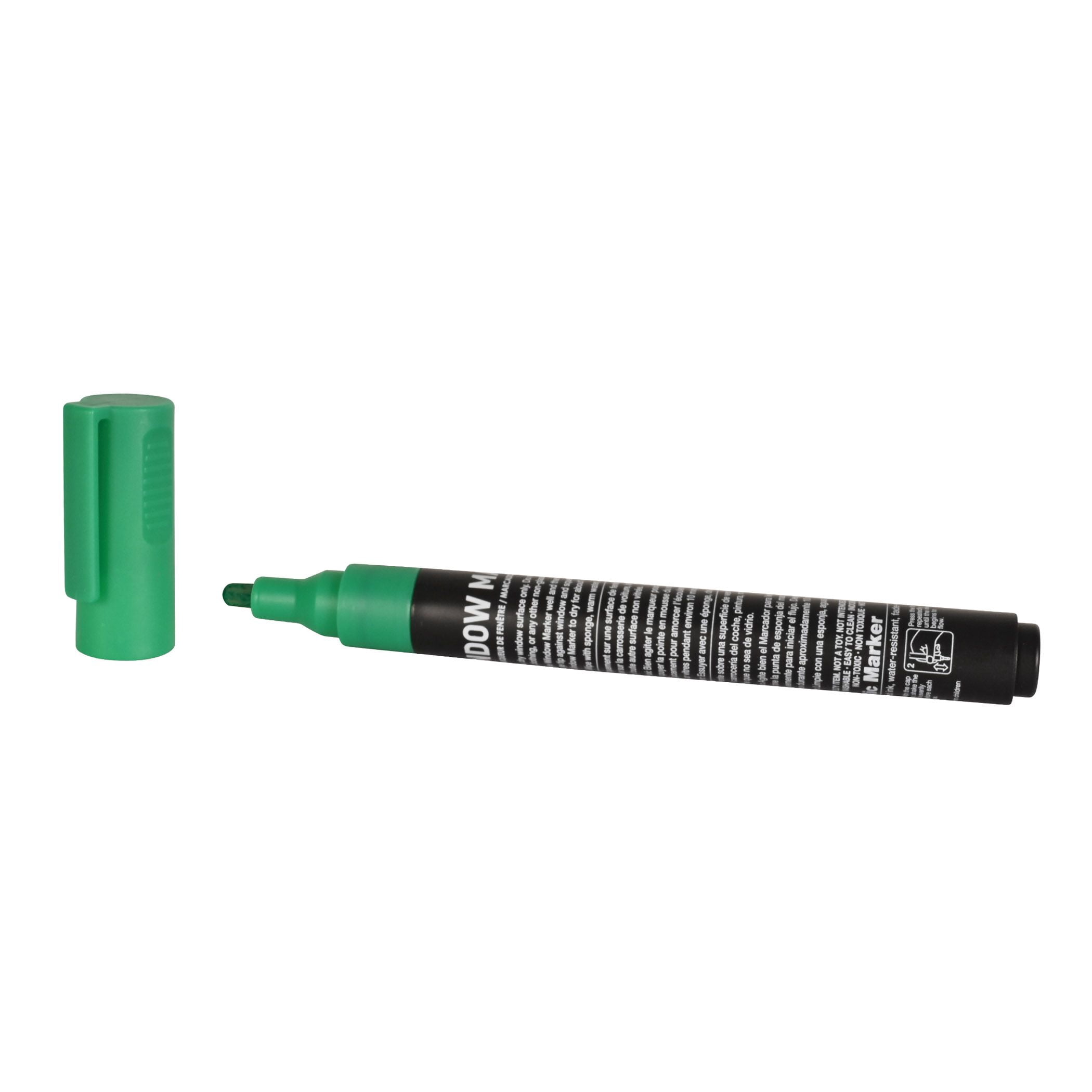 24 Pack Bulk Green Washable Window Marker Indoor & Outdoor Fun