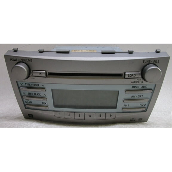 Pre-Owned 07 08 09 Toyota Camry A51862 AM FM CD Radio Receiver 86120-06191 OEM LKQ - Verify Specific Vehicle Fitment In Description - (Good)