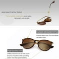 thumbnail image 3 of Lumistal Sunglasses for Women UV Protection Retro Shades Lightweight Classic Daily Sun Glasses Vintage Retro Frame Lightweight Durable Plastic Frame Fashion Sunnies for Women B One Size, 3 of 6