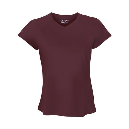 Champion Double Dry Training Short - Double Dry Women's V-Neck Performance T-Shirt