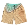 thumbnail image 3 of Uemuo Beach Footprint Pattern Men's Swim Trunks Hawaiian Beach Bathing Suit Swimsuits Beach Quick-Dry Shorts with Pockets-XX-Large, 3 of 9