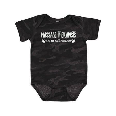 

Inktastic Massage Therapists Hands Rub White Text Gift Baby Boy or Baby Girl Bodysuit