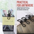 thumbnail image 2 of 30 Pack Black Chip Clips for Food Bags - PVC 2 Inch Coated Sealer for Sealing Food - Paper Holder, Clothesline Clip for Laundry Hanging, Kitchen Bags, Multipurpose Clothes Pins, 2 of 6