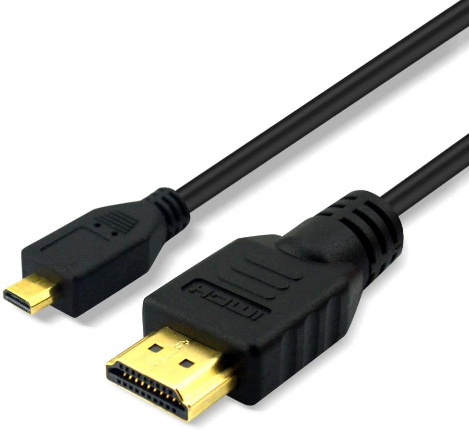 For Sony Alpha A5100 Micro HDMI 1m Cable Lead HDTV TV Gold Plated 