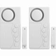 thumbnail image 1 of Door Alarm, 2 Pack Wireless Door Window Safety Freezer Door Alarm 3/15/30/60 Seconds Adjustable Delay Wireless Door Open Sensor Refrigerator Alarm for Kids Safety Home Shop Security, 1 of 5