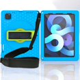 thumbnail image 2 of Dteck Case For iPad Pro 11-inch 2022/2021/2020/2018,Shockproof Rubber Kickstand Case Shoulder Strap Heavy Duty Protection with 360 Degree Hand Strap Cover for iPad Pro 11" 3rd/2nd Gen/2018,Blue, 2 of 8