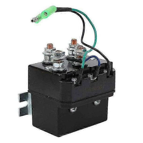 Winch Solenoid, Winch Solenoid 12V for 15005000Lb Winches ATV UTV Winch Contactor Solenoid Relay W