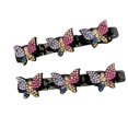 thumbnail image 1 of Pinzas para el pelo tejidas con piedras de cristal brillantes, perfectas para peinados y decoraciones elegantes, 1 of 6