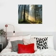 thumbnail image 3 of Creowell Canvas Print Fall Decor Scenic Path Through the Forest 20x16in, 3 of 3