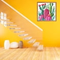 thumbnail image 2 of 5D DIY Diamond Painting Set "Red Cactus Plants, Flowers" Round Diamond Art Crafts for Adults, Suitable for Wall Decoration, Bedroom and Home Decoration, 2 of 6