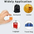 thumbnail image 4 of LOVEVER Suitcase Locks with Keys Multicolor Mini Keyed Padlock Metal Padlock Luggage Padlocks Plastic-Covered Copper Keyed Padlock for Suitcase, 4 of 5