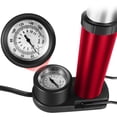 thumbnail image 5 of Portable Bicycle Pump With Pressure Gauge | Mini Aluminum Bike Floor Inflator, Foot-Operated, Versatile Valves, Compact Size 6.7" | Tire Compressor for Bikes, Motorcycles, Balls, 5 of 8